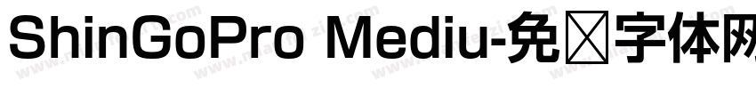 ShinGoPro Mediu字体转换